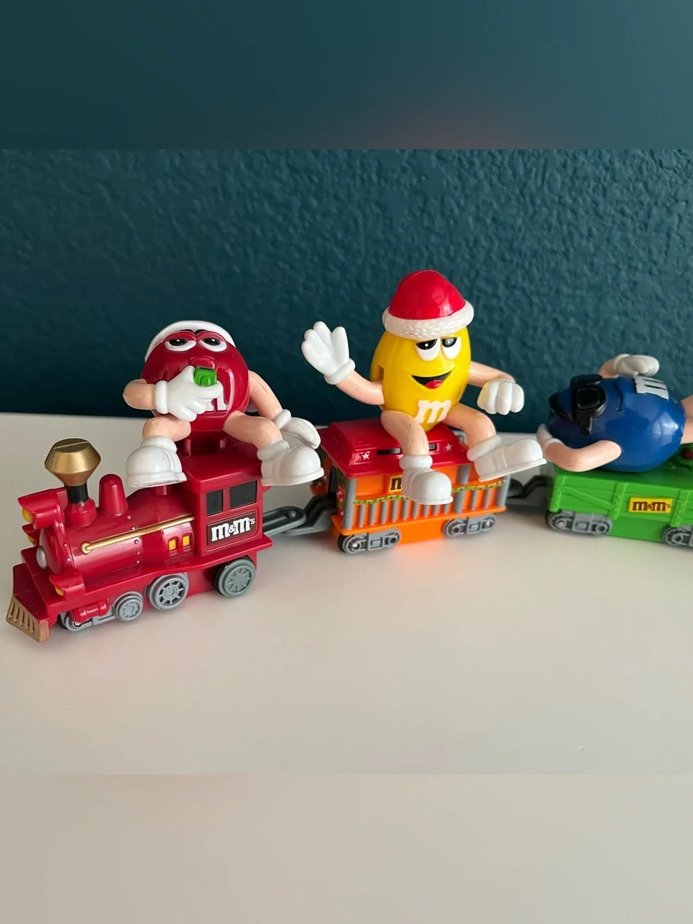 15 M&M Mars Christmas Car Train Ornament 2002, 2005, 2006